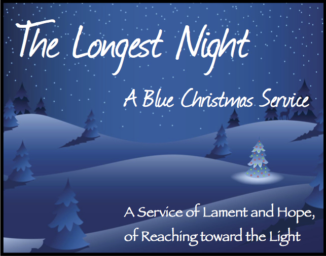 Community Longest Night Service — Wednesday, December 16 @ 7:30pm